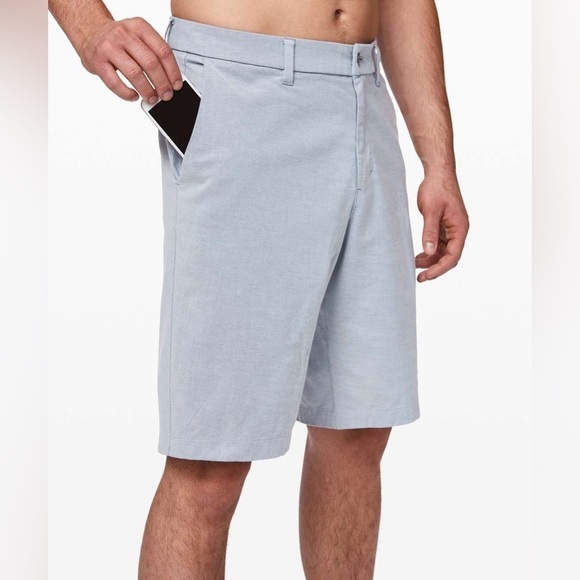 Lululemon Commission Short Qwick Oxford 11" *Relaxed, Size 32 - Picture 4 of 10